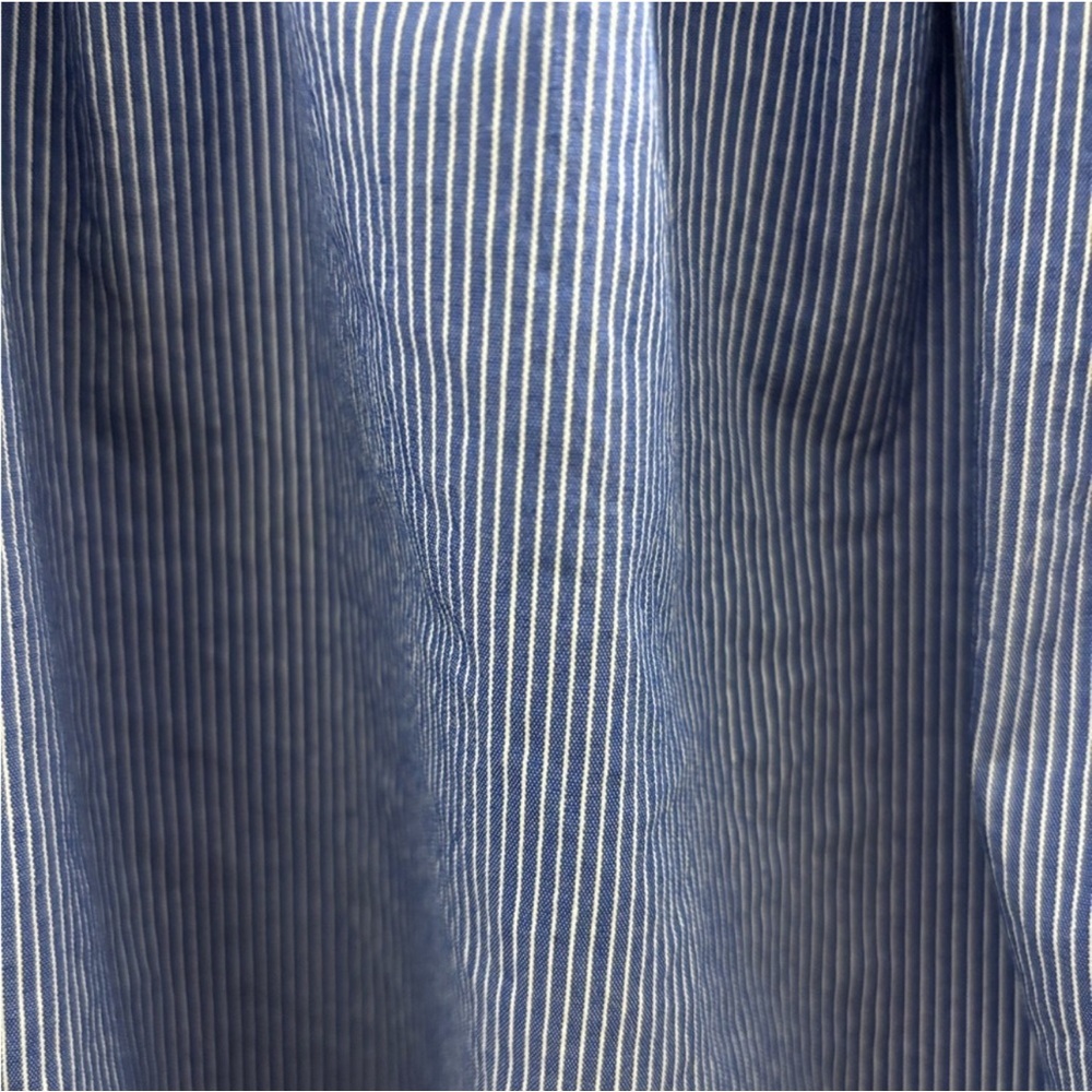 Zara Blue Ruffled Relaxed Blouse - Picture 4 of 6